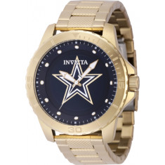 Invicta Men's 48091 NFL Dallas Cowboys Quartz 3 Hand Blue Dial Watch