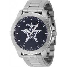 Invicta Men's 48083 NFL Dallas Cowboys Quartz 3 Hand Blue Dial Watch