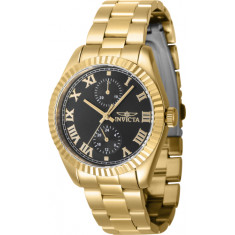 Invicta Women's 47443 Specialty Quartz 3 Hand Black Dial Watch