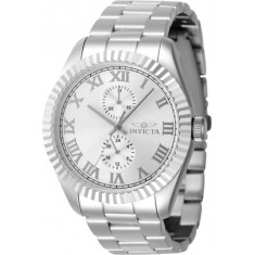 Invicta Men's 47421 Specialty Quartz Multifunction Silver Dial Watch