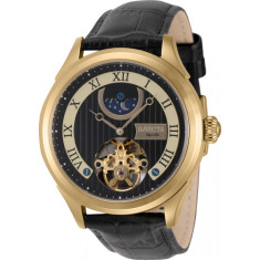 Invicta Men's 44010 Objet D Art Automatic 2 Hand Black Dial Watch