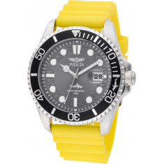 Invicta Men's 47163 Pro Diver Quartz 3 Hand Charcoal Dial Watch