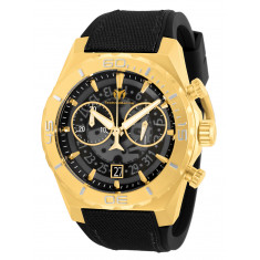 Invicta Men's TM-519008 Technomarine Reef Quartz Chronograph Transparent, Black Dial Watch