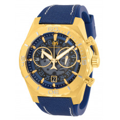 Technomarine Men's TM-519009 Reef Quartz Chronograph Transparent, Blue Dial Watch