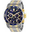 Invicta Men's 0077 Pro Diver Quartz Chronograph Blue Dial Watch