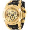 Invicta Men's 37195 Bolt Quartz Chronograph Gold, Black Dial Watch