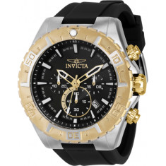 Invicta Men's 37629 Aviator Quartz Multifunction Black Dial Watch