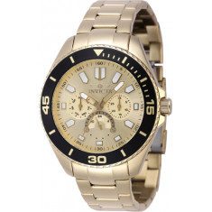 Invicta Men's 46880 Pro Diver Quartz Chronograph Gold Dial Watch