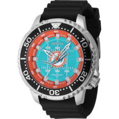 Invicta Men's 48102 NFL Miami Dolphins Quartz 3 Hand Light Blue Dial Watch