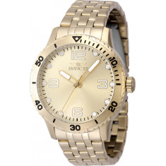 Invicta Men's 48262 Specialty Quartz 3 Hand Gold Dial Watch