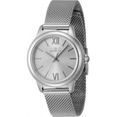 Invicta Women's 48249 Angel Quartz 3 Hand Silver Dial Watch