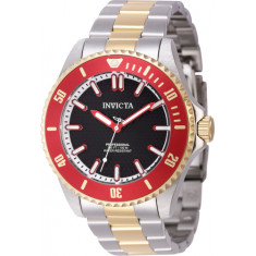 Invicta Men's 46647 Pro Diver Quartz 3 Hand Black Dial Watch