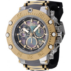 Invicta Men's 46481 Subaqua Quartz Chronograph Gold, Black Dial Watch