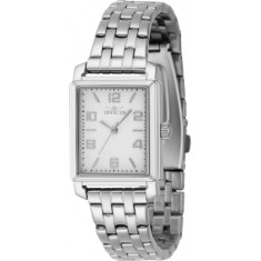 Invicta Women's 46662 Vintage Quartz 3 Hand Silver Dial Watch