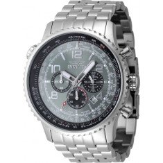 Invicta Men's 48225 Aviator Quartz Chronograph Grey Dial Watch