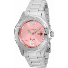 Invicta Women's 36053 Angel Quartz 3 Hand Pink Dial Watch