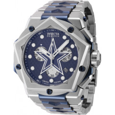 Invicta Men's 44493 NFL Dallas Cowboys Quartz Multifunction Navy Blue Dial Watch