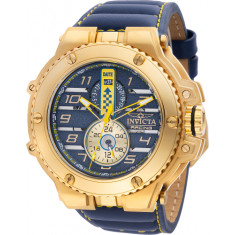 Invicta Men's 47379 Invicta Racing Downforce Quartz Multifunction Blue, Yellow, Gold Dial Watch