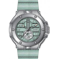 Invicta Men's 47377 Invicta Racing Downforce Quartz Multifunction Grey, Turquoise Dial Watch