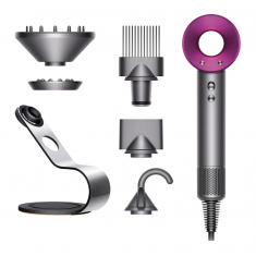 Dyson Supersonic Hair Dryer, Stand & Attachments