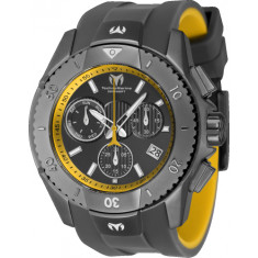 Technomarine Men's TM-621034 UF6 Quartz Chronograph Yellow, Gunmetal Dial Watch