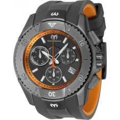 Technomarine Men's TM-621032 UF6 Quartz Chronograph Orange, Gunmetal Dial Watch