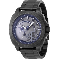 Invicta Men's 47867 NFL Dallas Cowboys Quartz 3 Hand Blue, Grey Dial Watch