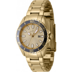 Invicta Women's 47344 Pro Diver Quartz Multifunction Gold Dial Watch