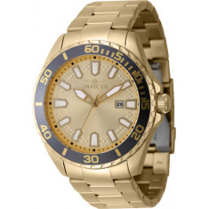 Invicta Men's 47341 Pro Diver Quartz Multifunction Gold Dial Watch