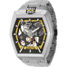 Invicta Men's 44012 Akula Mechanical 2 Hand Black, Yellow Dial Watch