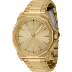 Invicta Men's 46840 Speedway Quartz 3 Hand Gold Dial Watch