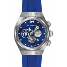 Technomarine Men's TM-520001 Reef Quartz Chronograph Blue, Silver Dial Watch