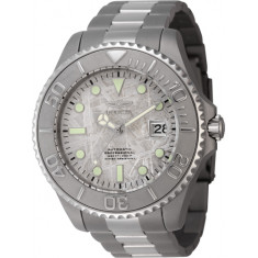 Invicta Men's 45673 Pro Diver Automatic 3 Hand Rhodium Dial Watch