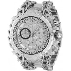 Invicta Men's 35057 Gladiator Quartz Chronograph Silver, Gunmetal Dial Watch