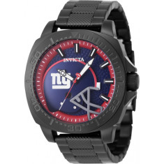 Invicta Men's 47873 NFL New York Giants Quartz 3 Hand Blue, Red Dial Watch