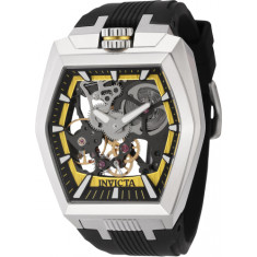 Invicta Men's 44017 Akula Mechanical 2 Hand Black, Yellow Dial Watch