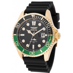 Invicta Men's 47168 Pro Diver Quartz Multifunction Black Dial Watch