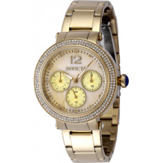 Invicta Women's 48113 Bolt Quartz Chronograph Gold Dial Watch