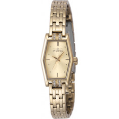 Invicta Women's 48131 Angel Quartz 3 Hand Gold Dial Watch