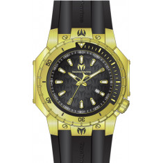 Technomarine Men's TM-224011 Manta Quartz 3 Hand Black Dial Watch