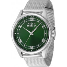 Invicta Men's 48482 Celestial Quartz 3 Hand Green Dial Watch