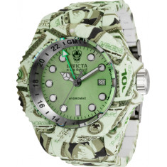 Invicta Men's 34649 Reserve Quartz 3 Hand Green Dial Watch