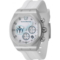 Technomarine Women's TM-523005 Reef Quartz Chronograph Turquoise, Antique Silver Dial Watch