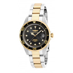 Invicta Men's 17049 Pro Diver Quartz 3 Hand Black Dial Watch