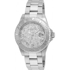 Invicta Women's 22706 Angel Quartz 3 Hand Silver Dial Watch