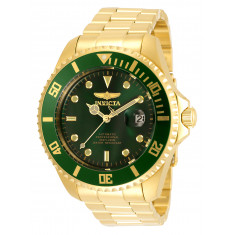 Invicta Men's 35724 Pro Diver Automatic 3 Hand Green Dial Watch