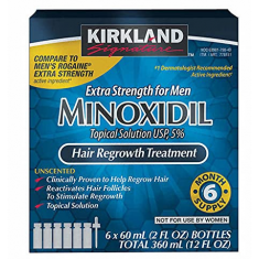 Caixa Minoxidil Kirkland - Vencidos - SOMENTE  DISPONIVEL PARA  ADICIONAR A SUITE