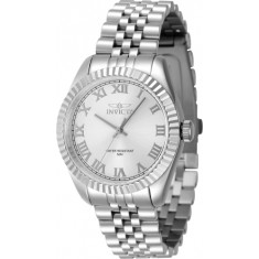 Invicta Women's 47409 Specialty Quartz 3 Hand Silver Dial Watch