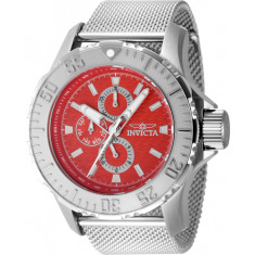 Invicta Men's 48013 Vintage  Quartz Chronograph Red Dial Watch