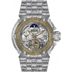 Invicta Men's 47707 Coalition Forces Automatic 2 Hand Silver, Khaki Dial Watch